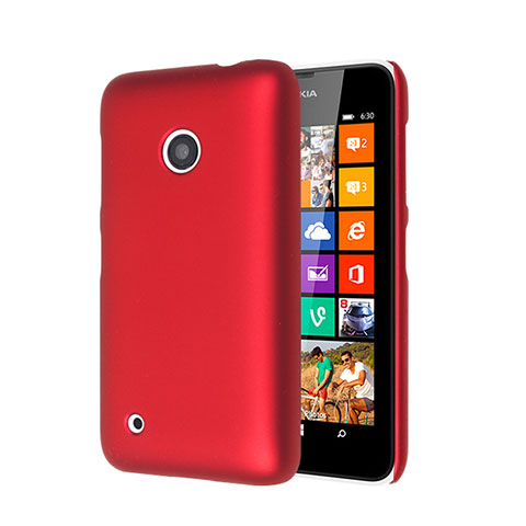 Nokia Lumia 530用ハードケース プラスチック 質感もマット ノキア レッド