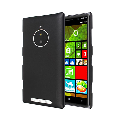 Nokia Lumia 830用ハードケース プラスチック 質感もマット ノキア ブラック