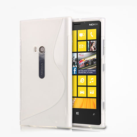 Nokia Lumia 920用ソフトケース S ライン ノキア ホワイト