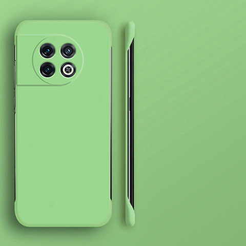 OnePlus 11 5G用ハードケース プラスチック 質感もマット フレームレス カバー P01 OnePlus ライトグリーン