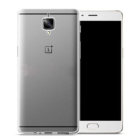 OnePlus 3用極薄ソフトケース シリコンケース 耐衝撃 全面保護 クリア透明 OnePlus クリア