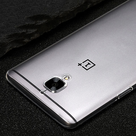 OnePlus 3T用極薄ソフトケース シリコンケース 耐衝撃 全面保護 クリア透明 T02 OnePlus クリア