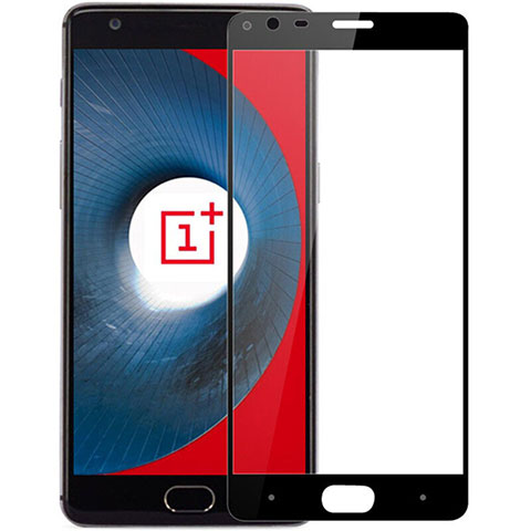 OnePlus 3T用強化ガラス フル液晶保護フィルム OnePlus ブラック