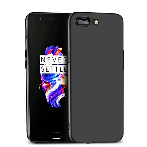 OnePlus 5用極薄ソフトケース シリコンケース 耐衝撃 全面保護 OnePlus ブラック