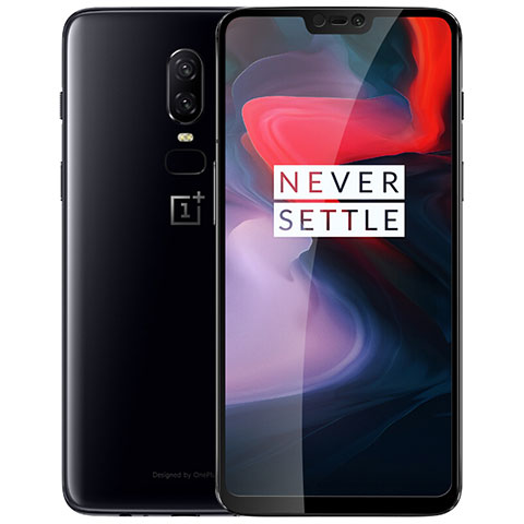 OnePlus 6用強化ガラス フル液晶保護フィルム F03 OnePlus ブラック