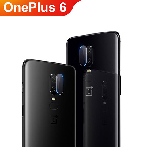 OnePlus 6用強化ガラス カメラプロテクター カメラレンズ 保護ガラスフイルム R01 OnePlus クリア