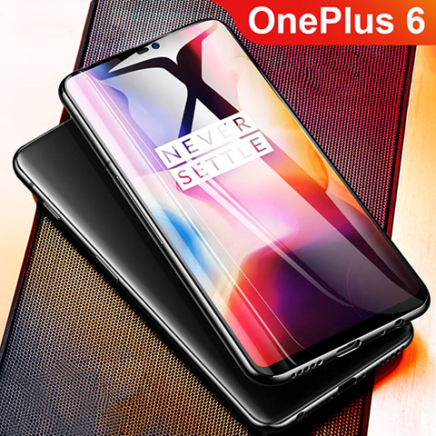 OnePlus 6用強化ガラス 液晶保護フィルム T02 OnePlus クリア