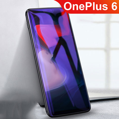 OnePlus 6用アンチグレア ブルーライト 強化ガラス 液晶保護フィルム B02 OnePlus クリア