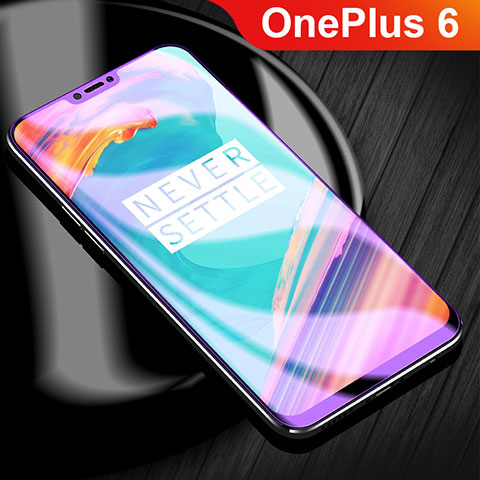 OnePlus 6用高光沢 液晶保護フィルム フルカバレッジ画面 アンチグレア ブルーライト OnePlus クリア