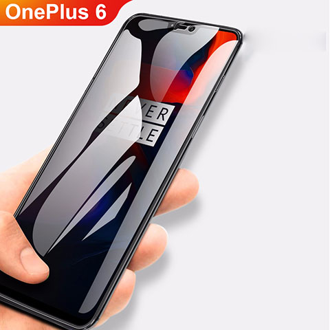 OnePlus 6用反スパイ 強化ガラス 液晶保護フィルム M01 OnePlus クリア