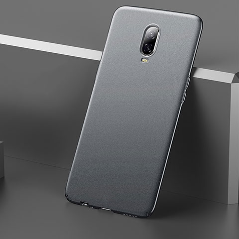 OnePlus 6T用ハードケース プラスチック 質感もマット M01 OnePlus グレー