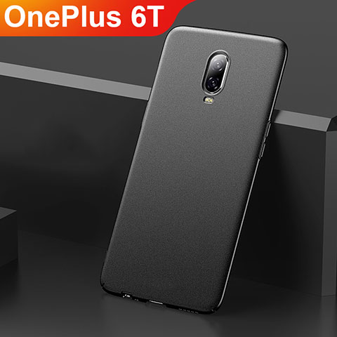 OnePlus 6T用ハードケース プラスチック 質感もマット M01 OnePlus ブラック