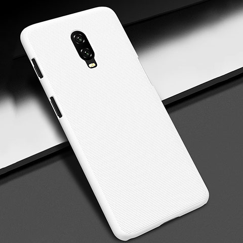 OnePlus 6T用ハードケース プラスチック 質感もマット M02 OnePlus ホワイト