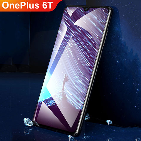 OnePlus 6T用強化ガラス フル液晶保護フィルム OnePlus ブラック