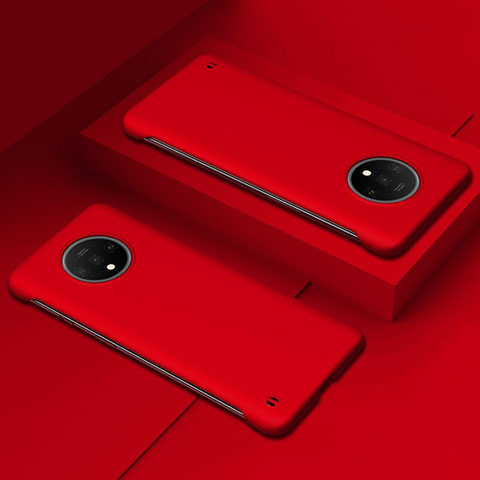 OnePlus 7T用極薄ソフトケース シリコンケース 耐衝撃 全面保護 S02 OnePlus レッド