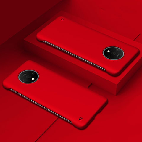 OnePlus 7T用ハードケース プラスチック 質感もマット カバー P02 OnePlus レッド