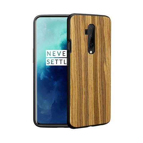 OnePlus 7T Pro 5G用360度 フルカバー極薄ソフトケース シリコンケース 耐衝撃 全面保護 バンパー OnePlus オレンジ