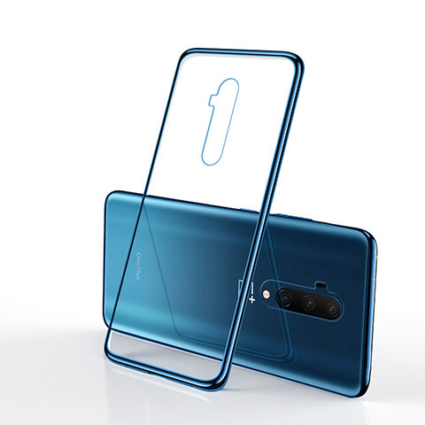 OnePlus 7T Pro 5G用極薄ソフトケース シリコンケース 耐衝撃 全面保護 クリア透明 H01 OnePlus ネイビー