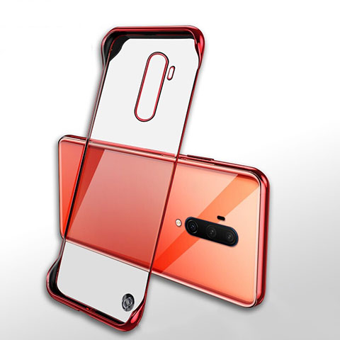 OnePlus 7T Pro用ハードカバー クリスタル クリア透明 H02 OnePlus レッド