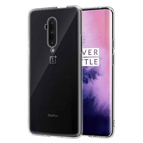 OnePlus 7T Pro用極薄ソフトケース シリコンケース 耐衝撃 全面保護 クリア透明 K03 OnePlus クリア