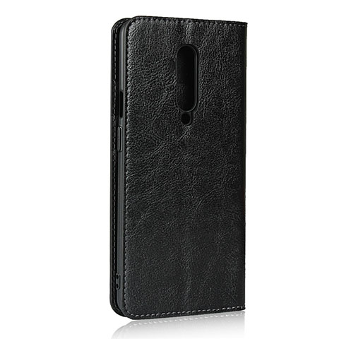OnePlus 7T Pro用手帳型 レザーケース スタンド カバー T03 OnePlus ブラック