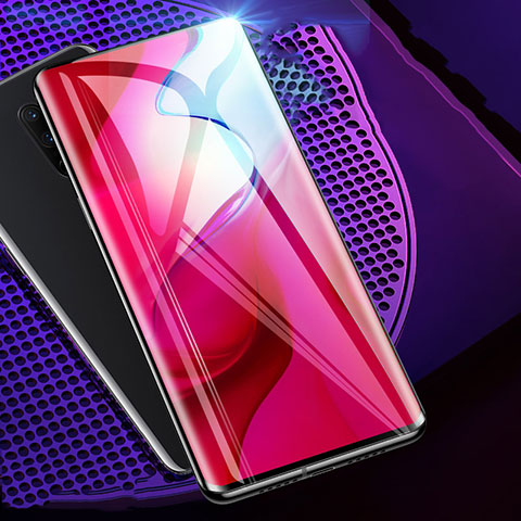 OnePlus 7T Pro用強化ガラス フル液晶保護フィルム F02 OnePlus ブラック