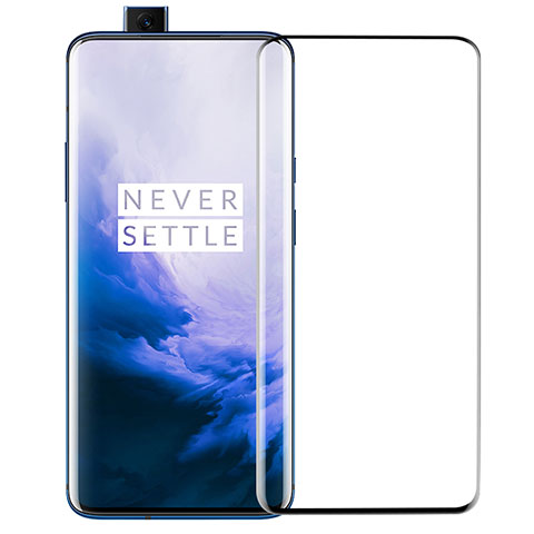 OnePlus 7T Pro用強化ガラス フル液晶保護フィルム F03 OnePlus ブラック