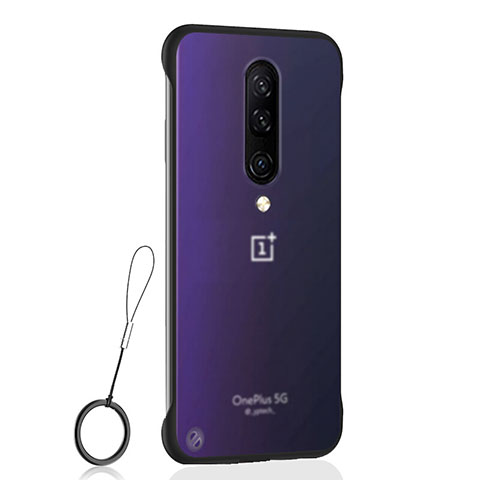 OnePlus 8用ハードカバー クリスタル クリア透明 H02 OnePlus ブラック