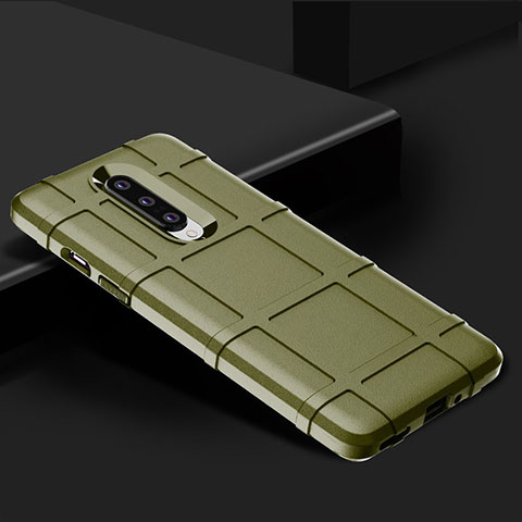 OnePlus 8用360度 フルカバー極薄ソフトケース シリコンケース 耐衝撃 全面保護 バンパー C01 OnePlus グリーン