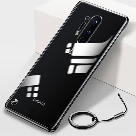OnePlus 8 Pro用ハードカバー クリスタル クリア透明 H01 OnePlus ブラック