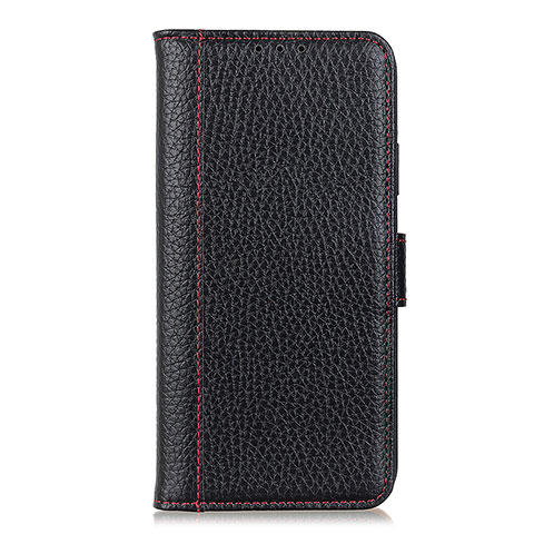 OnePlus 8 Pro用手帳型 レザーケース スタンド カバー T07 OnePlus ブラック