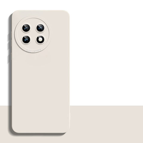 OnePlus Ace 2 5G用360度 フルカバー極薄ソフトケース シリコンケース 耐衝撃 全面保護 バンパー YK5 OnePlus ホワイト