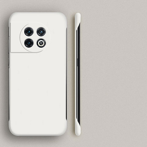 OnePlus Ace 2 5G用ハードケース プラスチック 質感もマット フレームレス カバー P01 OnePlus ホワイト