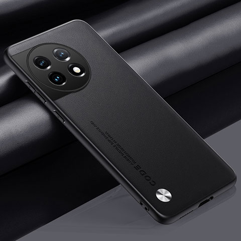 OnePlus Ace 2 5G用ケース 高級感 手触り良いレザー柄 S02 OnePlus ブラック
