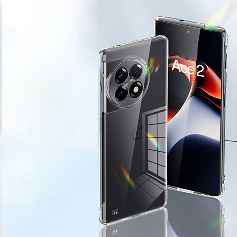 OnePlus Ace 2 Pro 5G用ハードカバー クリスタル クリア透明 フレームレス T01 OnePlus クリア