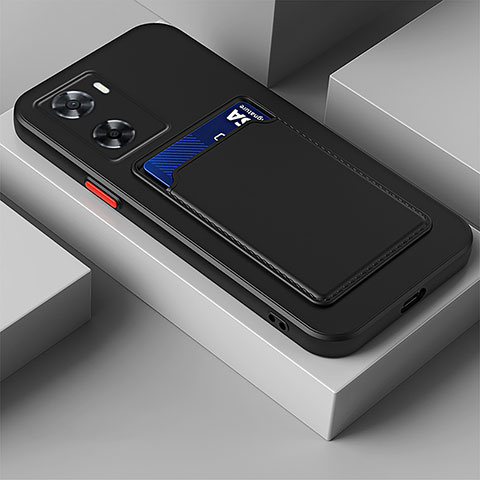 OnePlus Nord N20 SE用360度 フルカバー極薄ソフトケース シリコンケース 耐衝撃 全面保護 バンパー OnePlus ブラック