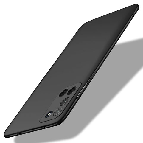Oppo A52用ハードケース プラスチック 質感もマット カバー M01 Oppo ブラック