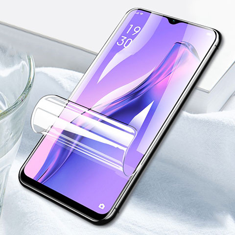 Oppo A8用高光沢 液晶保護フィルム フルカバレッジ画面 Oppo クリア