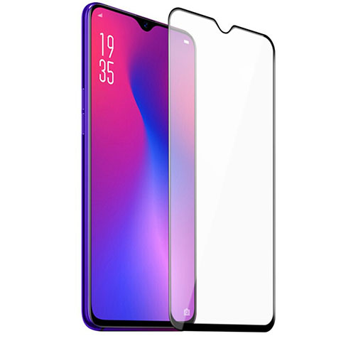 Oppo A9用強化ガラス フル液晶保護フィルム F03 Oppo ブラック