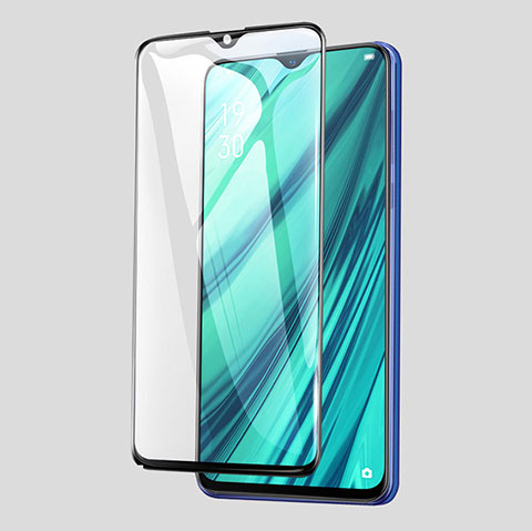 Oppo A91用強化ガラス フル液晶保護フィルム F02 Oppo ブラック