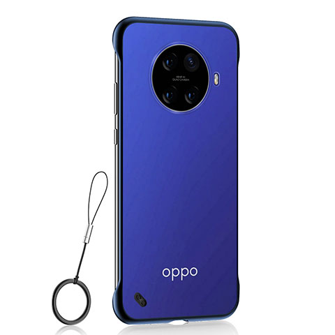 Oppo Ace2用ハードカバー クリスタル クリア透明 S01 Oppo ネイビー
