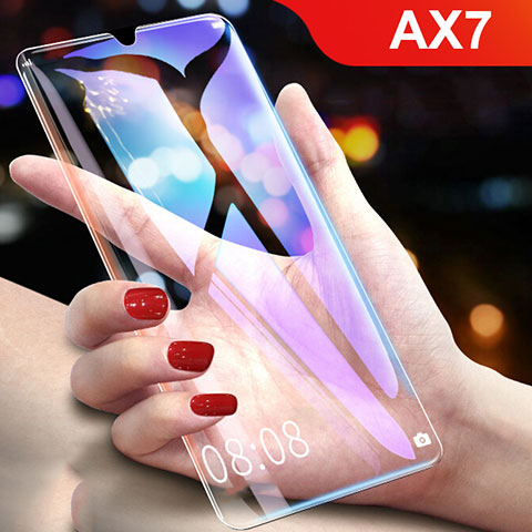 Oppo AX7用強化ガラス 液晶保護フィルム Oppo クリア