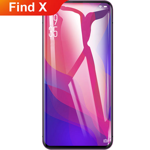 Oppo Find X用高光沢 液晶保護フィルム フルカバレッジ画面 F01 Oppo クリア