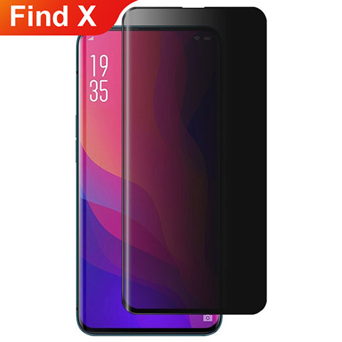 Oppo Find X用反スパイ 強化ガラス 液晶保護フィルム M01 Oppo クリア