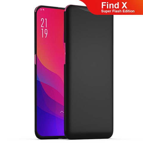 Oppo Find X Super Flash Edition用ハードケース プラスチック 質感もマット M02 Oppo ブラック