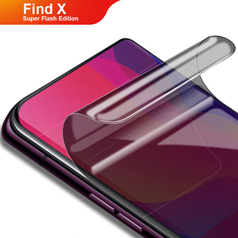 Oppo Find X Super Flash Edition用反スパイ 強化ガラス 液晶保護フィルム Oppo クリア