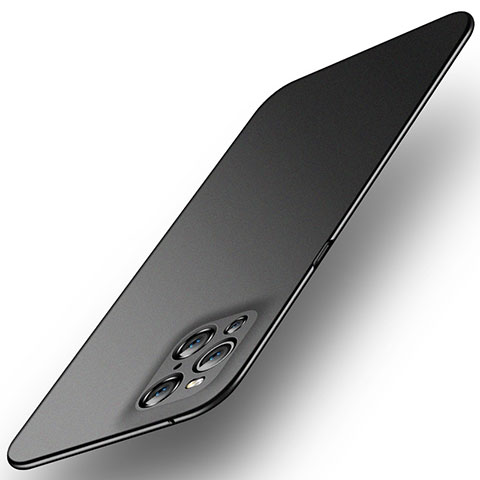 Oppo Find X3 5G用ハードケース プラスチック 質感もマット カバー YK4 Oppo ブラック