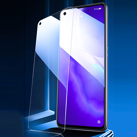 Oppo Find X3 Lite 5G用アンチグレア ブルーライト 強化ガラス 液晶保護フィルム Oppo クリア