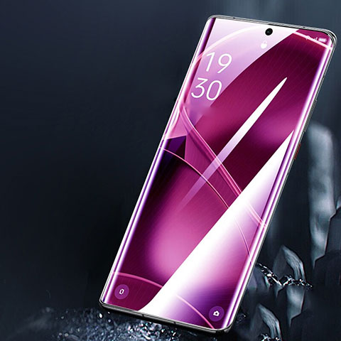 Oppo Find X6 5G用アンチグレア ブルーライト 強化ガラス 液晶保護フィルム B02 Oppo クリア