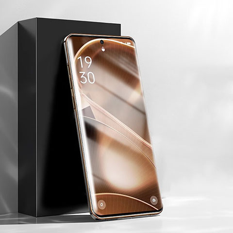 Oppo Find X6 5G用強化ガラス フル液晶保護フィルム F05 Oppo ブラック